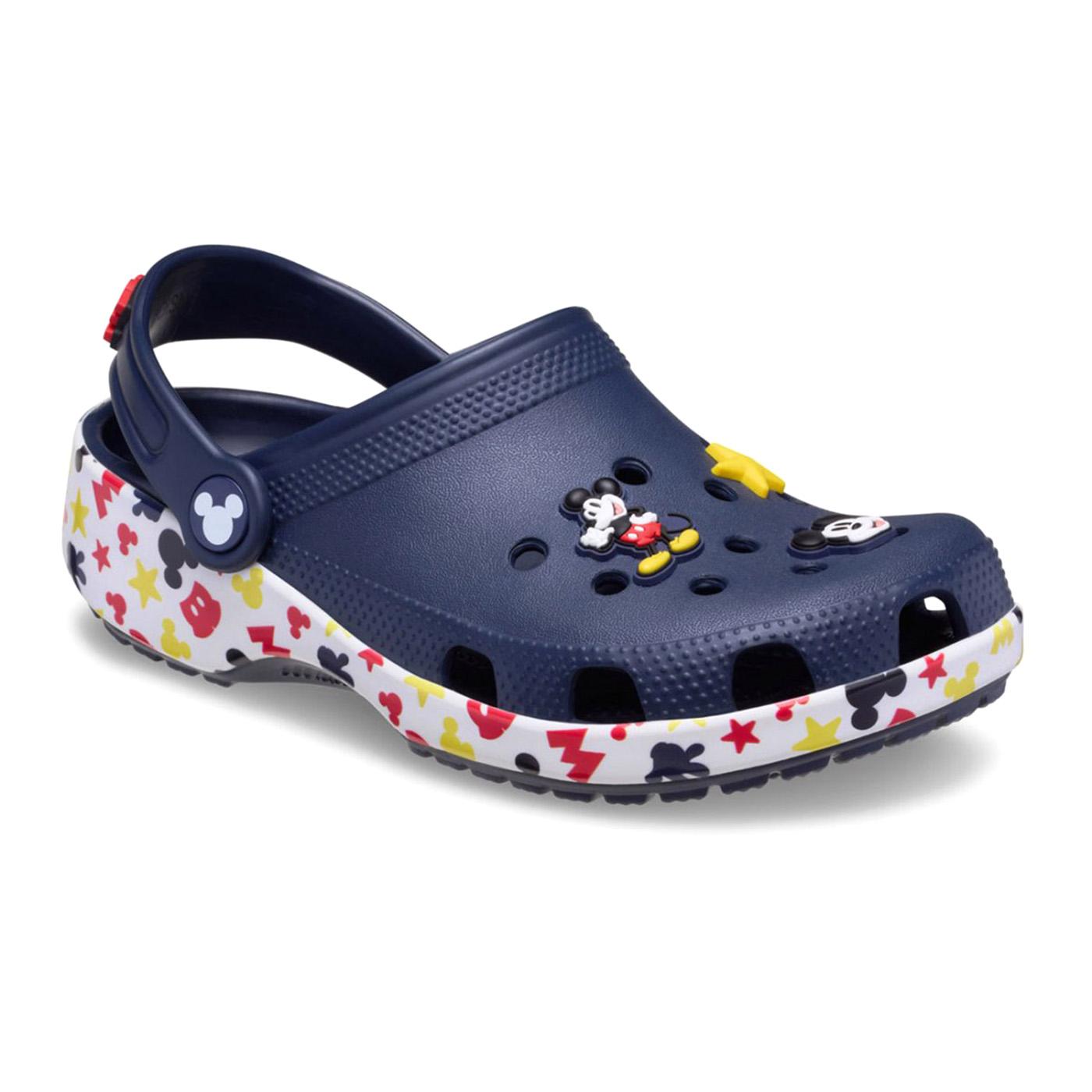 MICKEY FRIENDS CLASSIC CLOG K-MLT - Sandali Collaborazione Mickey Mouse Bambino Blu / Multicolore CR.211148-MLT . CROCS 