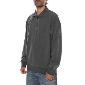 HARPER POLO BLACK - Felpa Polo Maniche Lunghe Uomo Nera I036893 89GD CARHARTT WIP 