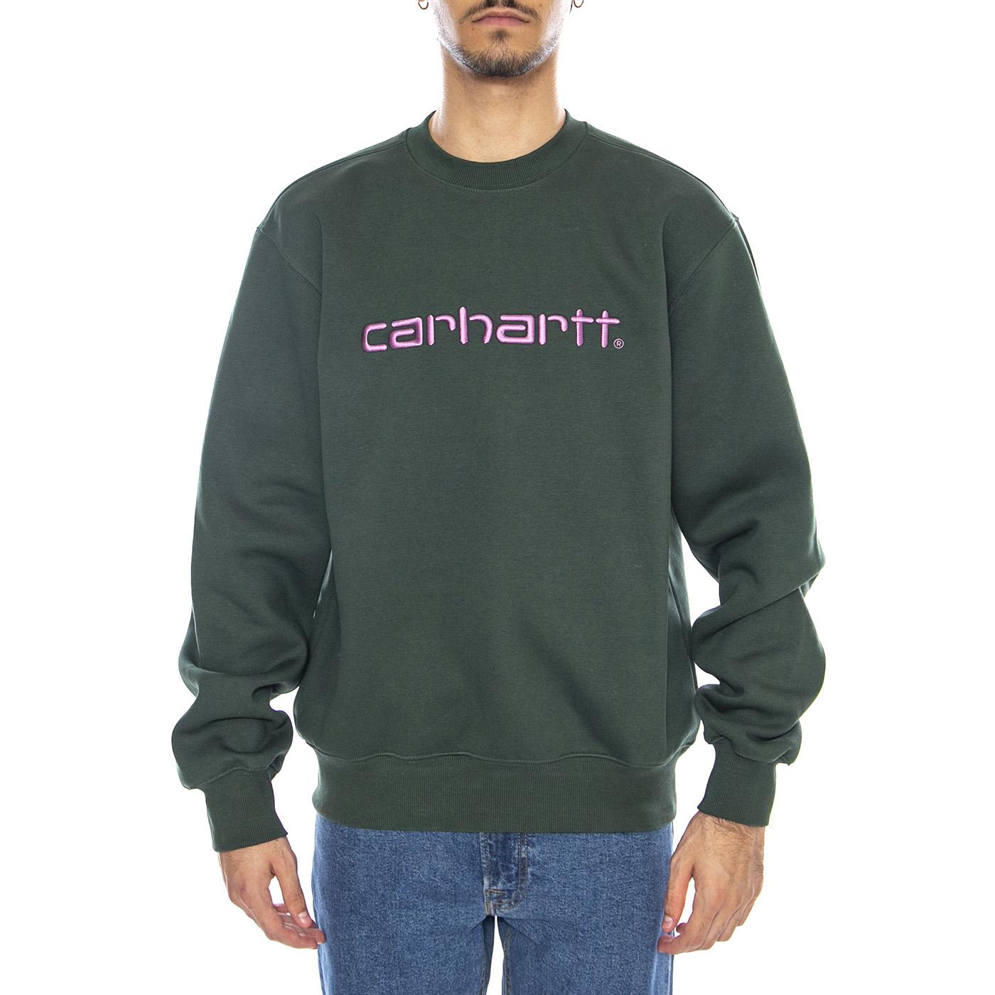 Carhartt Sweat Sycamore Tree / Phlox - Felpa Girocollo Uomo Verde I030546.38EXX . CARHARTT WIP 