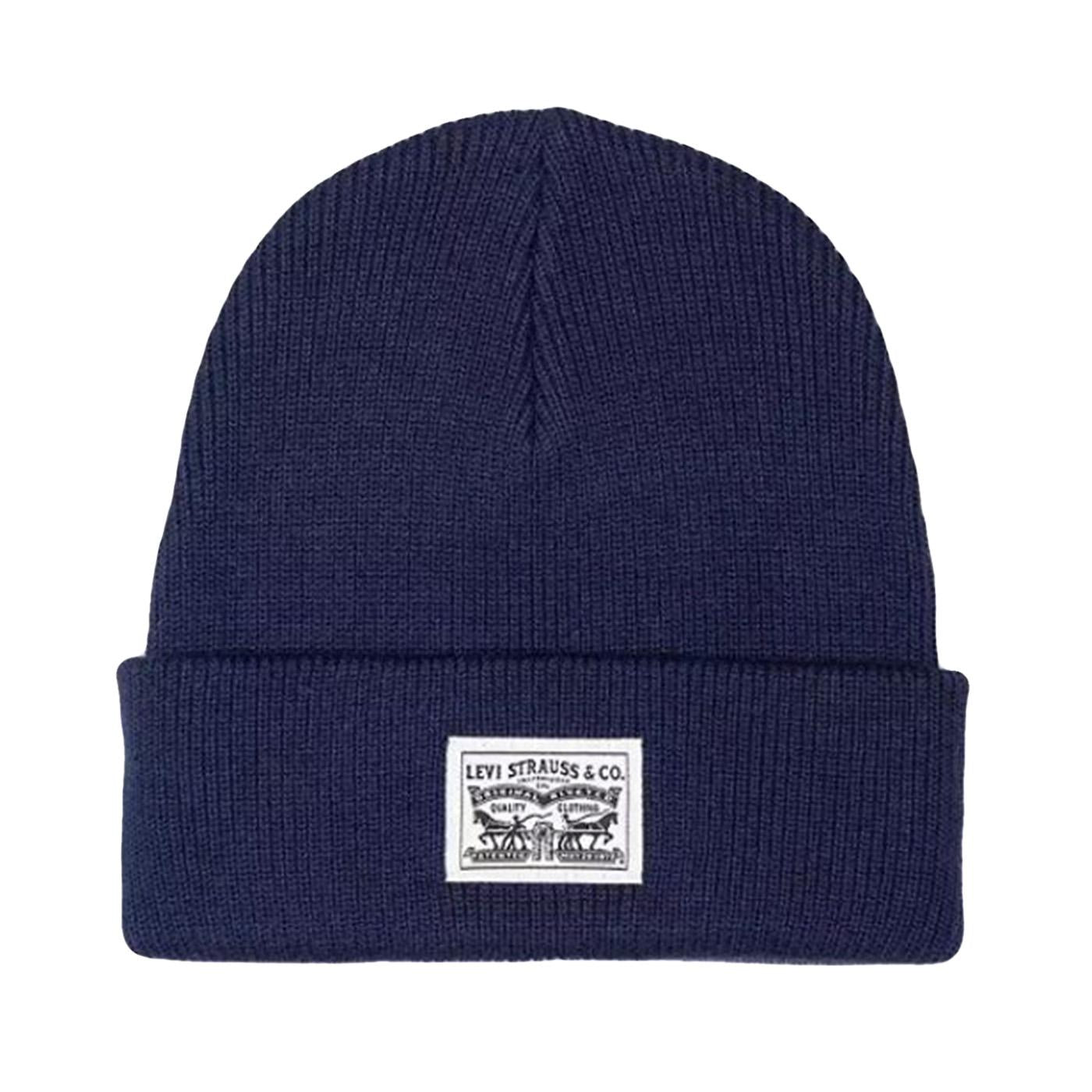 Backpatch Beanie Dress Blues / Black - Berretto Blu 000J4-0004 . LEVIS 