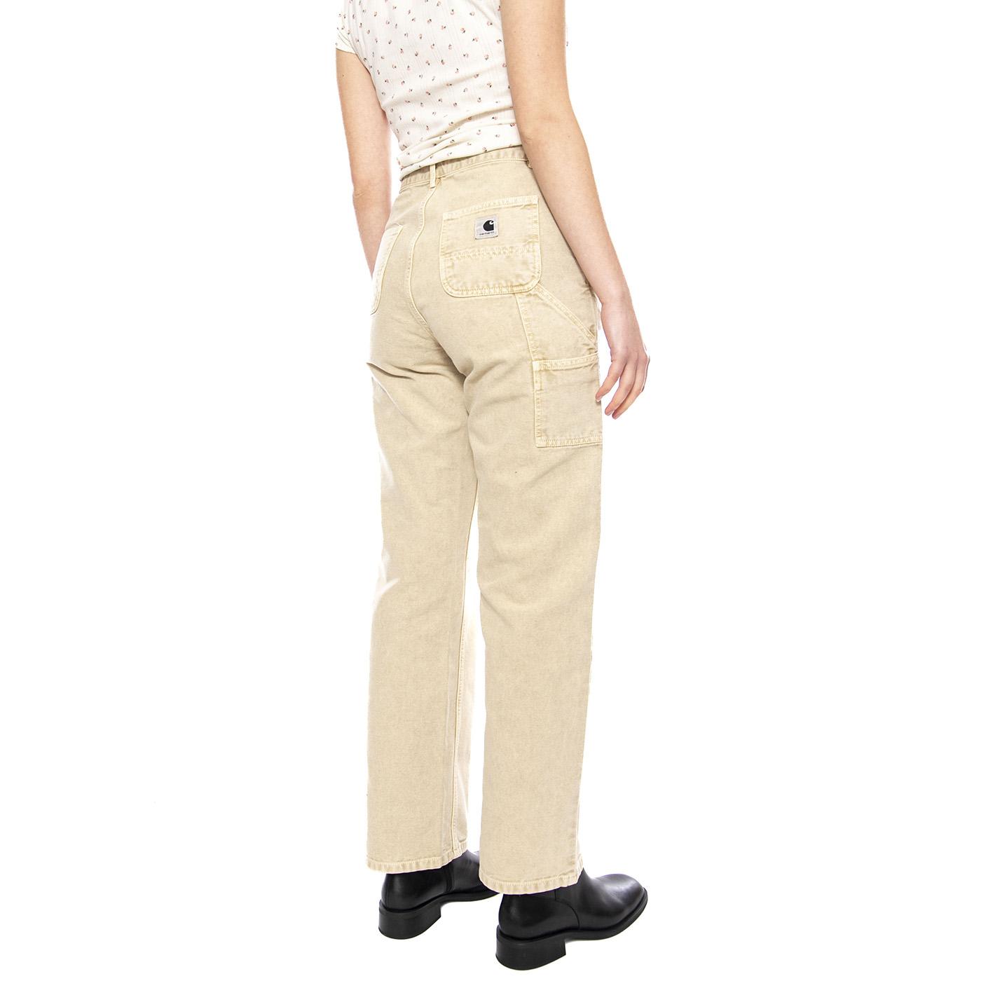 Jeans Straight Carhartt WIP Pierce - Pantaloni Denim Donna Beige I035576-07E5F . CARHARTT WIP 