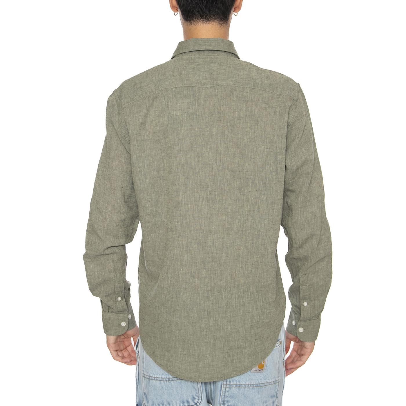 Onscaiden Life Shirt Noos Green - Camicia Mancihe Corte Uomo Verde 22031804-VRD  ONLY & SONS 