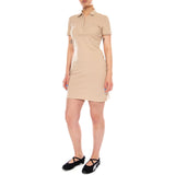 ROBE BEIGE - Robe Polo Femme Beige Femme LACOSTE