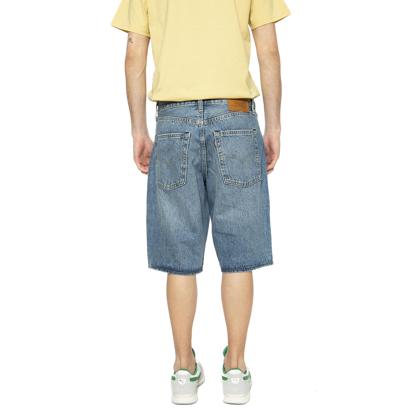 478 Baggy Short My Frequency - Bermuda Denim Jeans Uomo Blu 001JM-0005 . LEVIS 