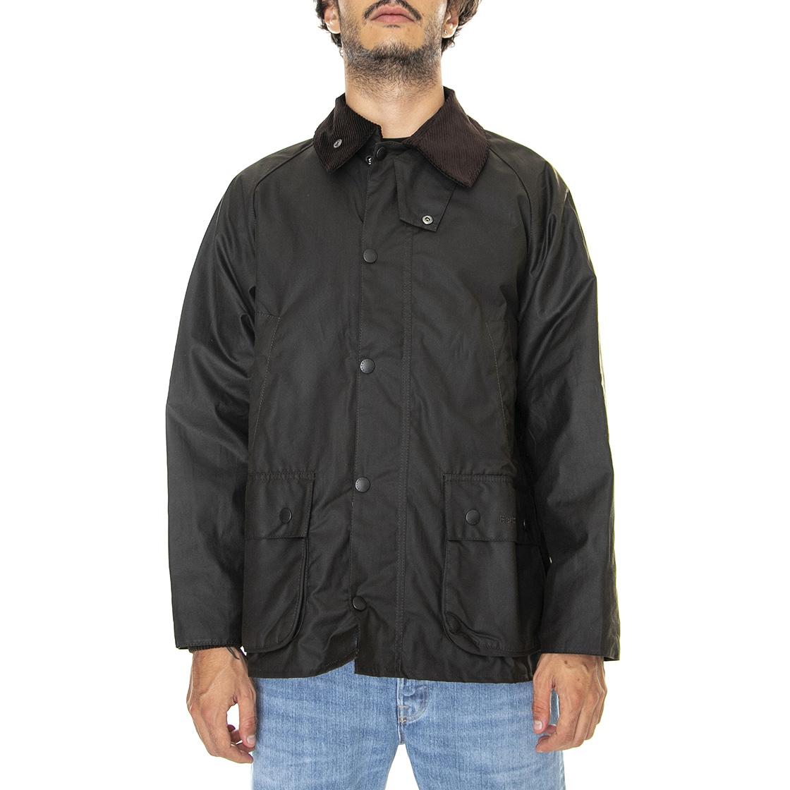 Classic Bedale Wax Jacket Olive - Giacca Invernale Uomo Marrone FW22-MWX0010-OL71 . BARBOUR 