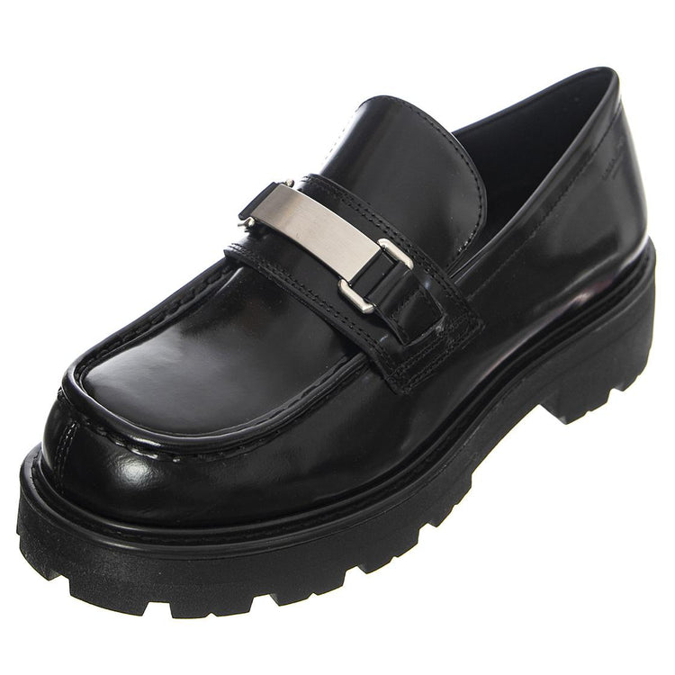 Cosmo 2.0 Cow Leather Black - Mocassini Donna Neri con Dettagli a Contrasto VBS5249-104-20  VAGABOND 