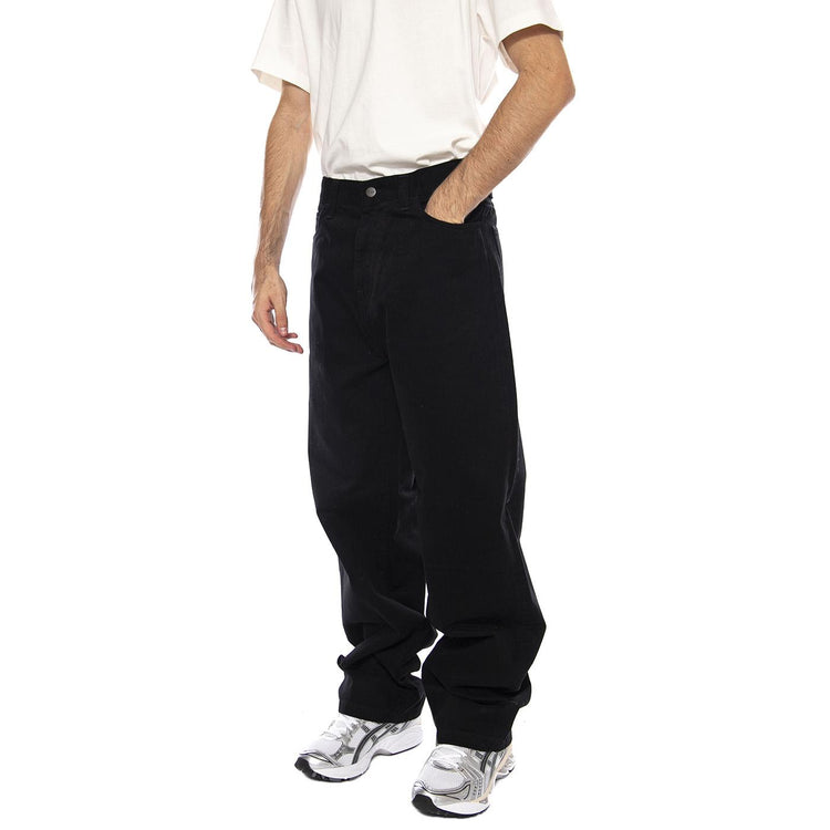 Landon Pant Black rinsed - Pantaloni Uomo Neri I033756.8902  CARHARTT WIP 