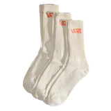 Classic Crew Rox Turtledove - Set 3 Paires de Chaussettes Crème  ACCESSOIRES VANS