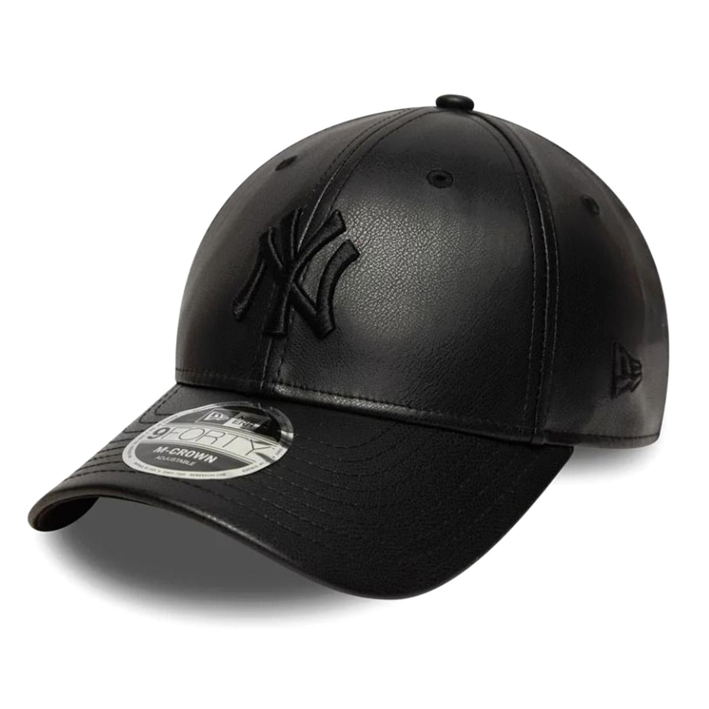 PU 9FORTY® McCrown New York Yankees Black - Cappellino con Visiera Nero 60759034 BLK NEW ERA 