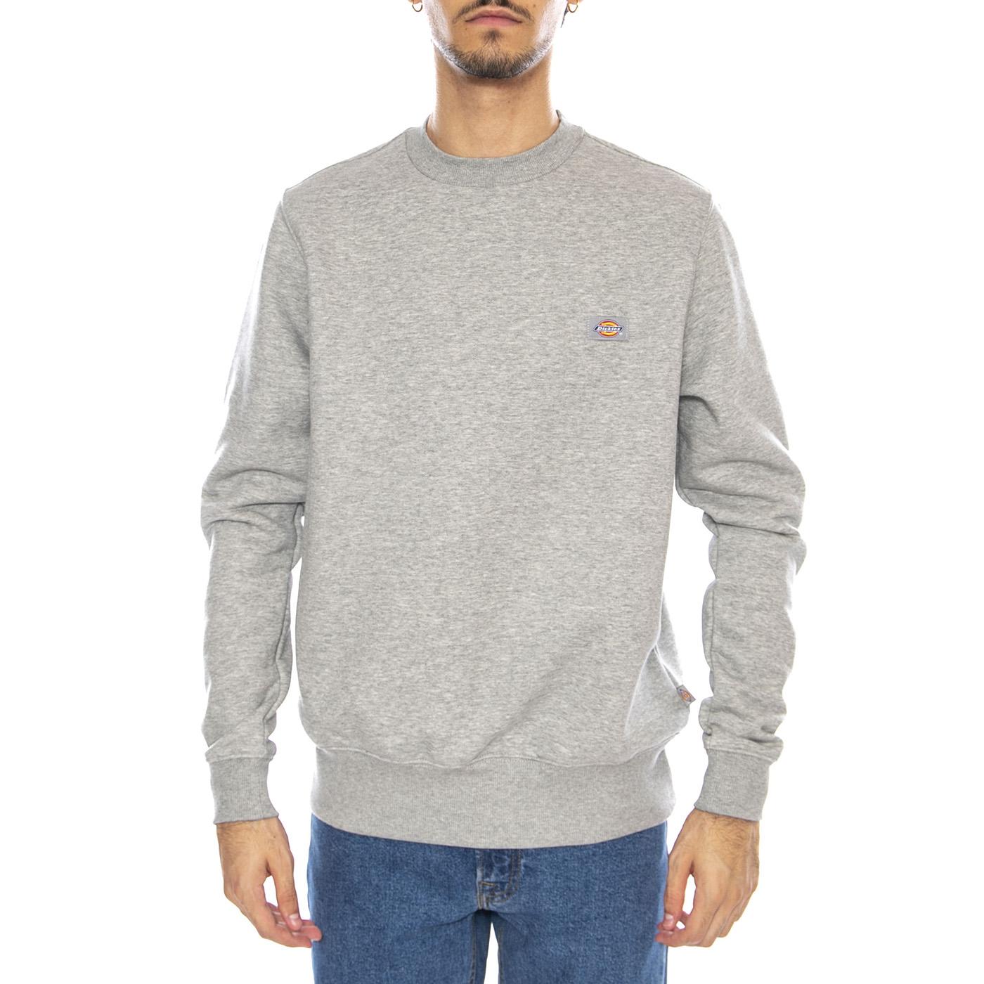 Oakport Sweatshirt Heather Grey - Felpa Girocollo Uomo Grigia DK0A4XCEHG01 . DICKIES 
