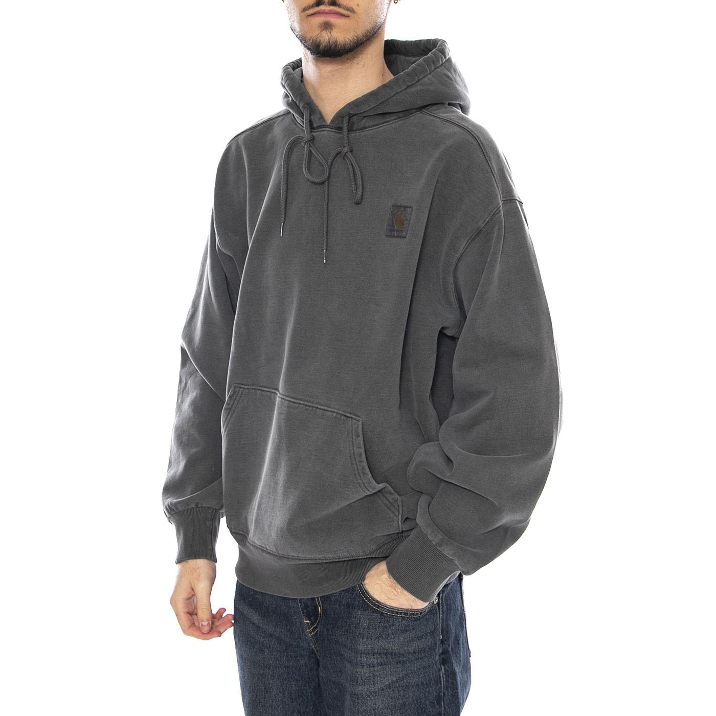 Hooded Vista Sweat -- Felpa Uomo Nera con Cappuccio I029523.89GD . CARHARTT WIP 