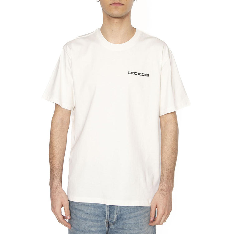 Landscape SS Tee Egret - Maglietta Girocollo Uomo Bianca DK0A4Z8VC481  DICKIES 