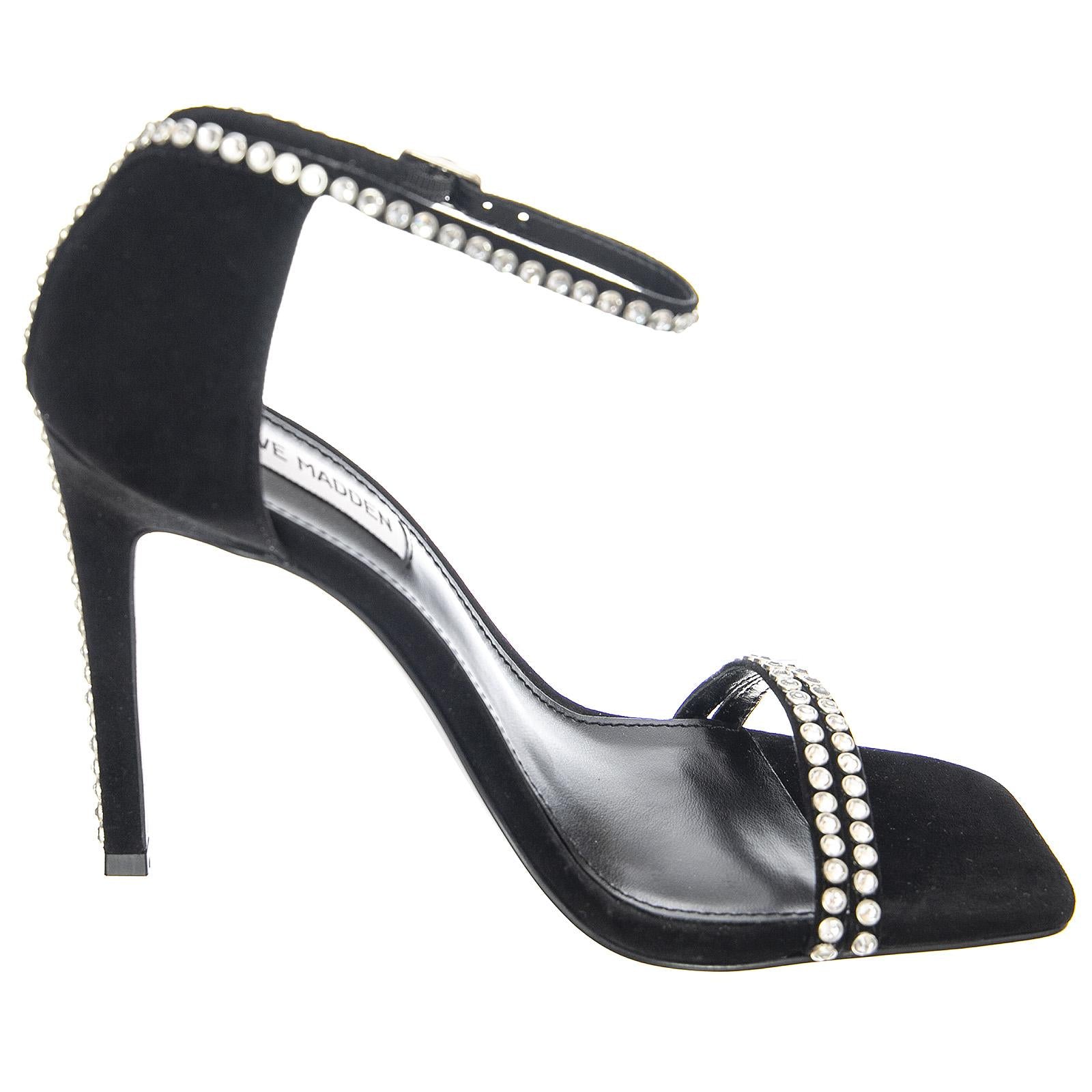 COLETTE - Sandali con Tacco Alto Donna Neri SMSCOLLETTE-BLKSUED . STEVE MADDEN 