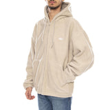 Gaze II Hooded Jacket Silver Grey - Hooded Jacket Beige Men's OBEY