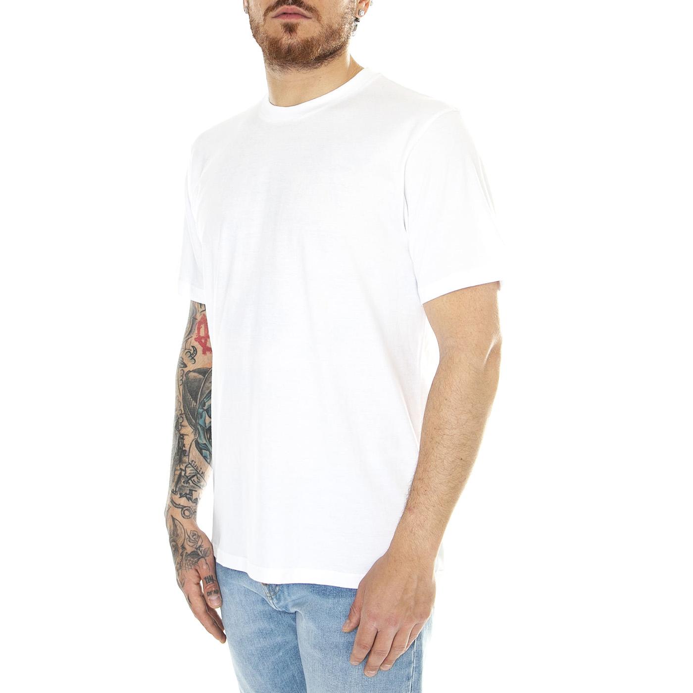 Standard Crew Neck T-Shirt White + White Two-Pack - Maglietta Girocollo Uomo Bianca I029370.931XX . CARHARTT WIP 