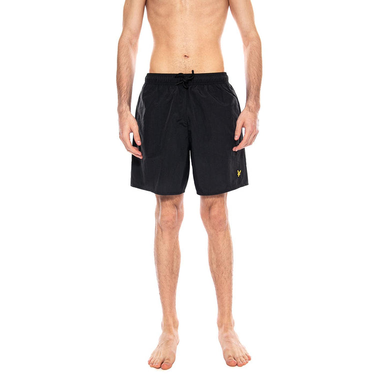 Plain Swim Short Jet Black - Costume da Bagno Uomo Nero SH1204VB Z86 LYLE & SCOTT 