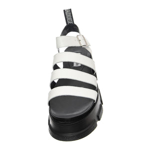 Pioneer White Leat - Sandali Donna Bianchi / Neri SMSPIONEER-WHI  STEVE MADDEN 