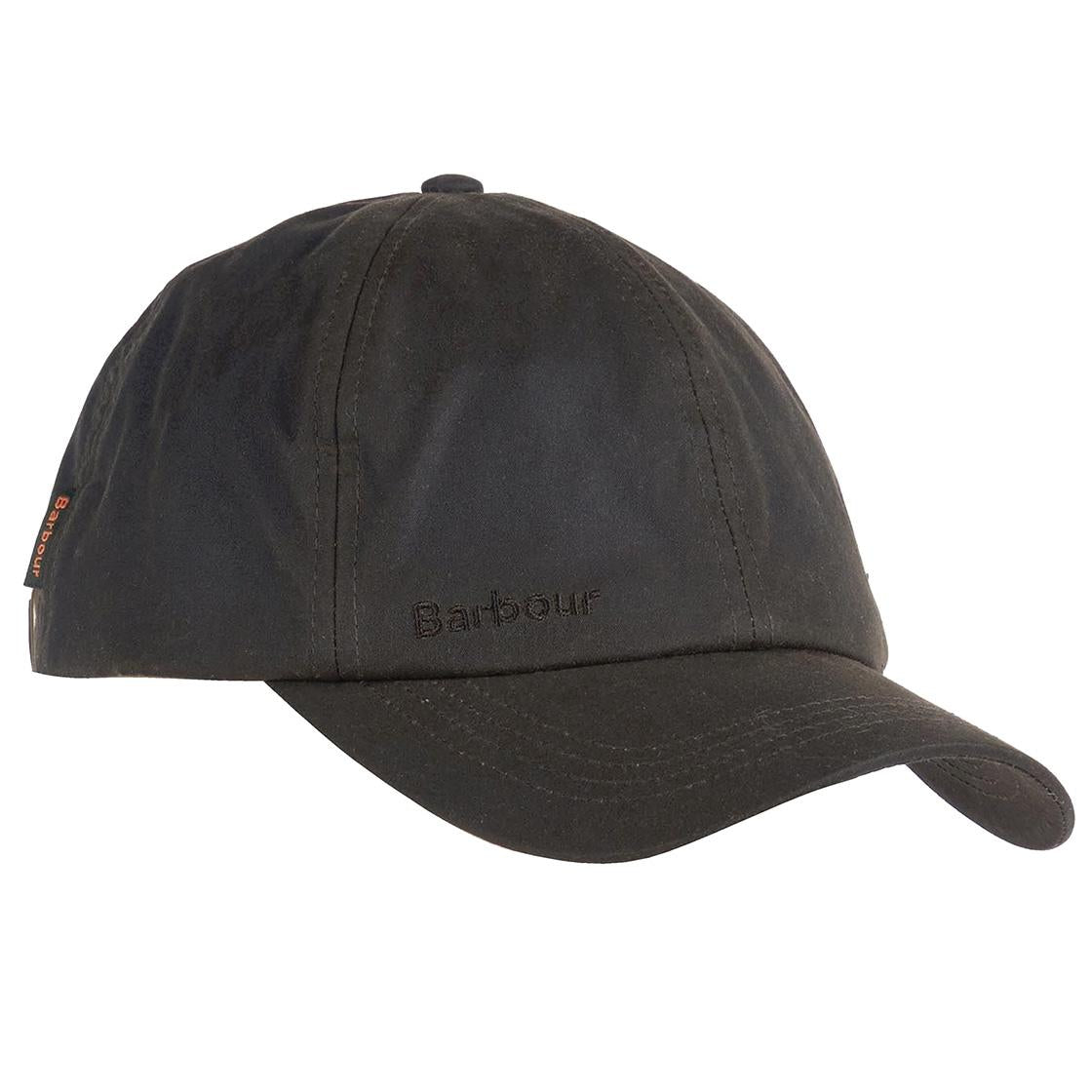 Wax Sports Cap Olive - Cappellino con Visiera Marrone FW22-MHA0005-OL71 . BARBOUR 