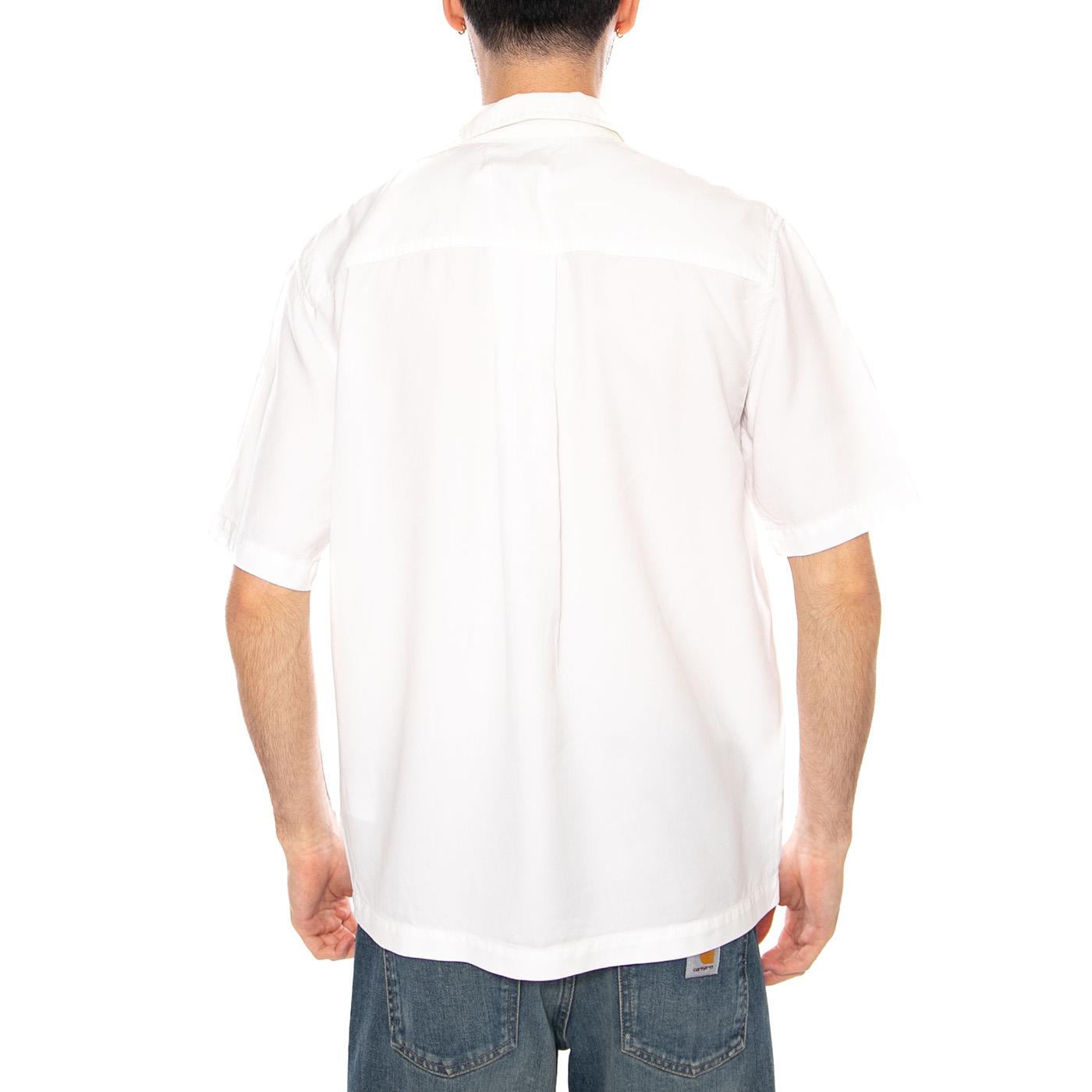 RHYS_MS SHIRT OGG WHITE - Camicia Maniche Corte Uomo Bianca 331313 101 ELVINE 