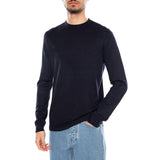 Onswyler Life Reg 14 LS Crewknit Noos Dark Navy - Crewneck Uomo Blu Uomo ONLY & SONS