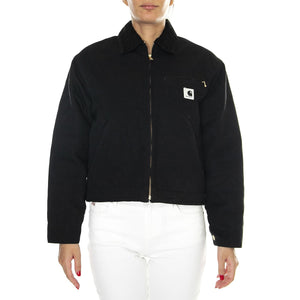 W' OG Detroit Jacket Black / Black /rinsed - Giacca Donna Nera I032236.00E02 . CARHARTT WIP 
