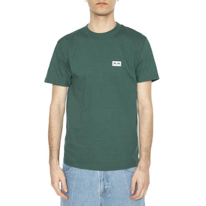 Obey Eyes 3 Tee Rain Forest - Maglietta Girocollo Uomo Verde 165261826-RFR  OBEY 