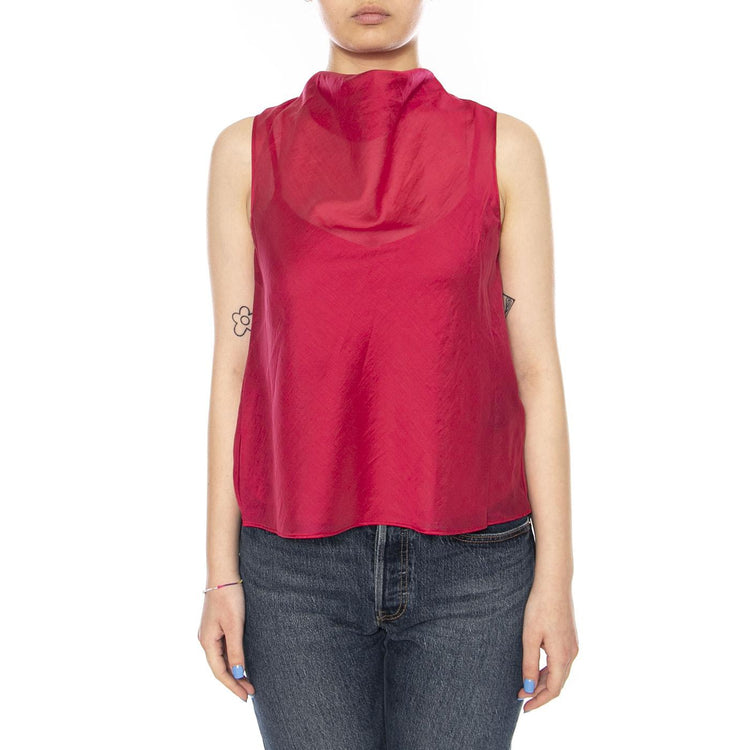 TOP FLUIDO FUCHSIA - Top Donna Viola 61W/11256 FCS WILD PONY 