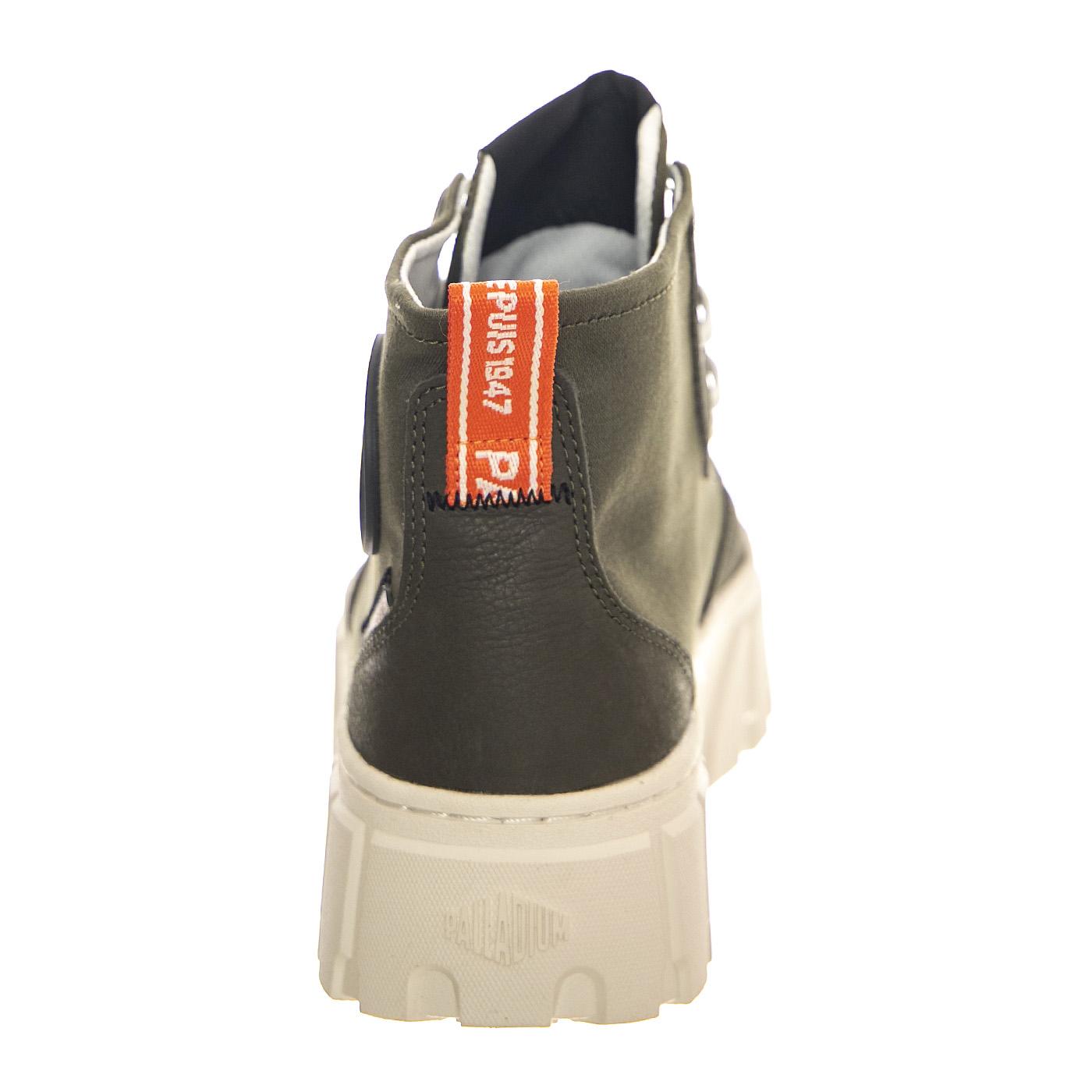 Pallatower Hi Olive Night - Stivali Donna Verdi PAS98573-309-M  PALLADIUM 