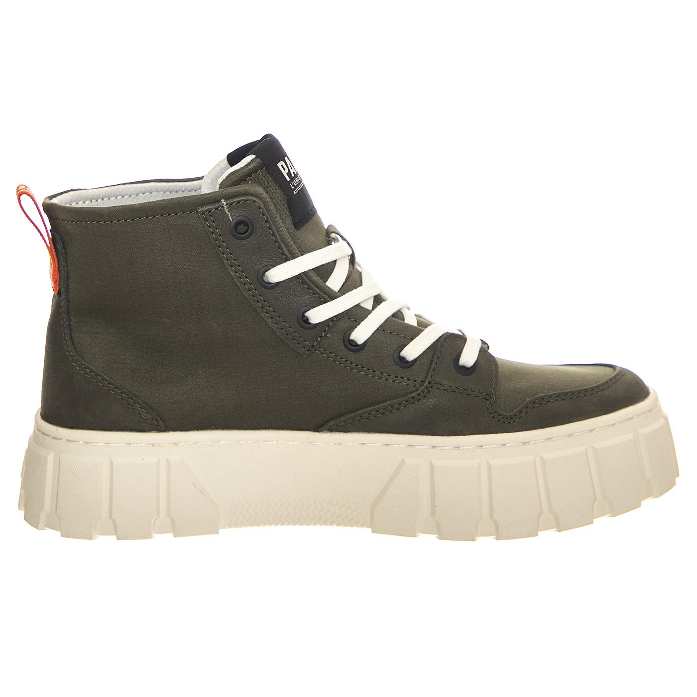 Pallatower Hi Olive Night - Stivali Donna Verdi PAS98573-309-M  PALLADIUM 