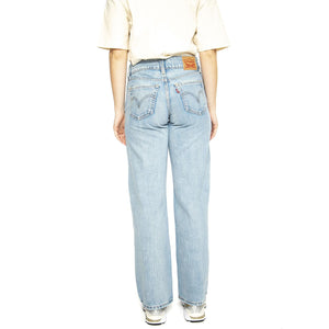 Superflow Not In The Mood Sone Light Indigo Flat Finish - Pantaloni Denim Jeans Donna Blu A7498-0000  LEVIS 