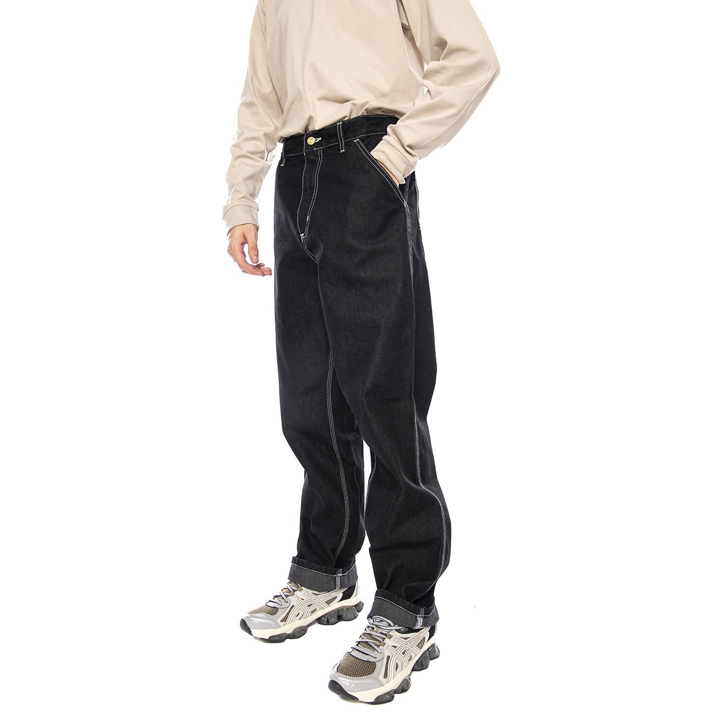 Simple Pant Black One Wash - Pantaloni Denim Jeans Uomo Neri I022947-892Y . CARHARTT WIP 