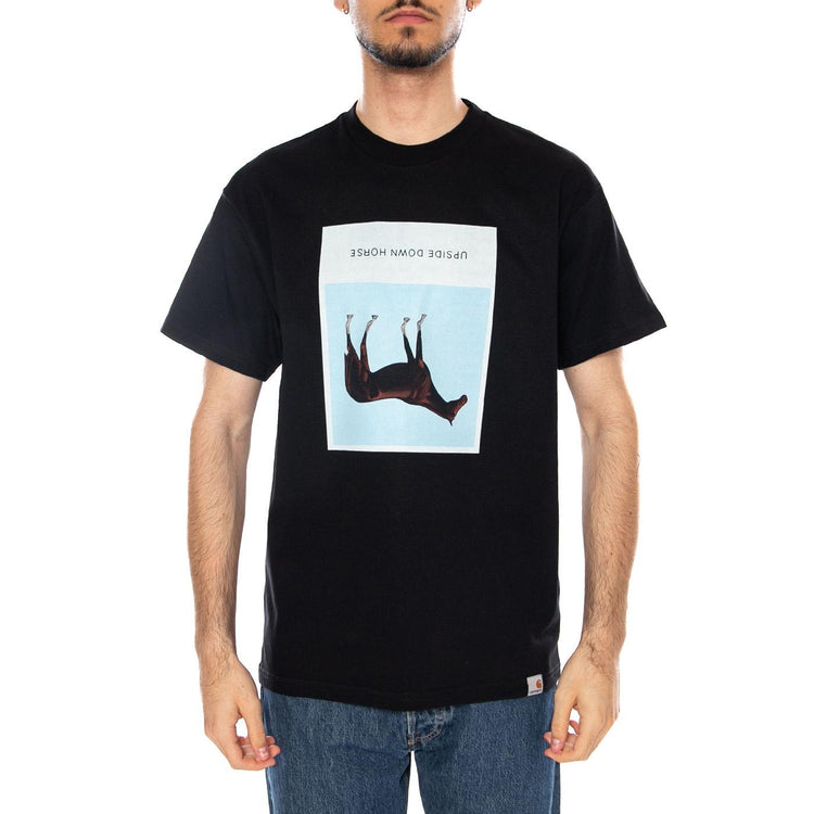 S/S SEAN HAMILTON 02 T-SHIRT - Maglietta Girocollo Uomo Nera I036269 89XX CARHARTT WIP 