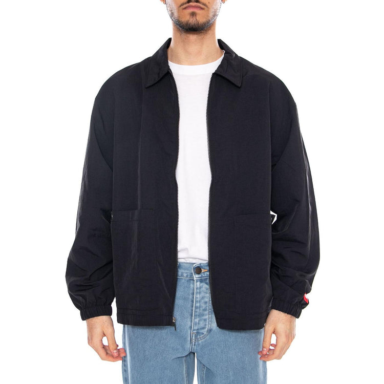 M TNF Red Box L/S Top TNF Black - Giacca con Zip Uomo Nera NF0A8FHC JK31 THE NORTH FACE 