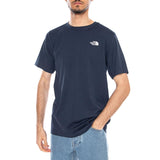 M Evo SD Reg SS Tee Summit Navy - T-Shirt Crewneck Homme Bleu THE NORTH FACE