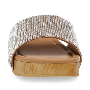 Adaze Rhinestone Micro with Clear Jellystone - Sandali Donna Argento SMSADAZE-RHI  STEVE MADDEN 