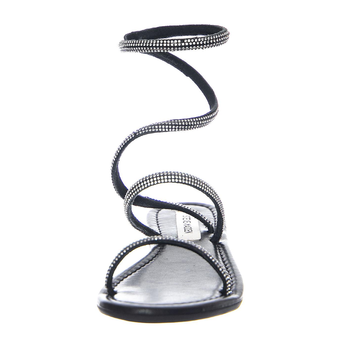 Sociable Black / Silver - Sandali Donna Argento SMSSOCIABLE-BLKSIL  STEVE MADDEN 