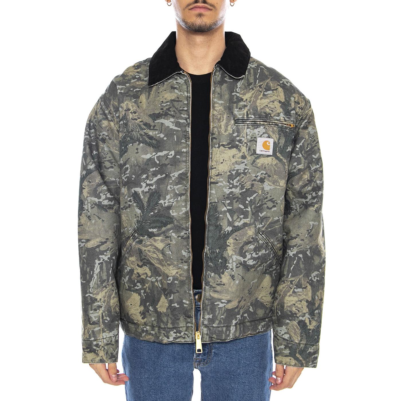 Og Detroit Jacket Camo Combi, Green / Black - Giacca Uomo Multicolore I035614.3BL06  CARHARTT WIP 