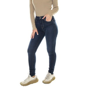 720 Hi Rise Super Skinny Pressured Into I Dark Indigo Worn In - Pantaloni Denim Jeans Donna Blu 52797-0345  LEVIS 