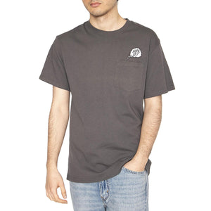 In The Pocket S/S Tee Grey - Maglietta Girocollo Uomo Grigia TS01723-CHARC  HUF 