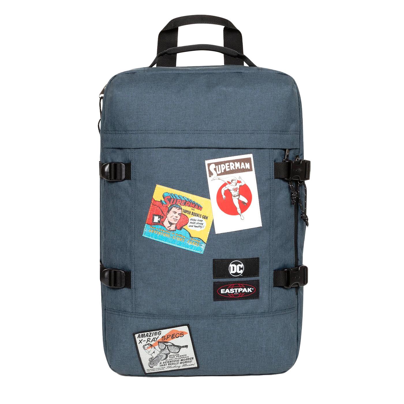 Borsa Travlepack Superman Patch Blu - Borsa da Viaggio Verde EK0A5BBR5V21 . EASTPAK 