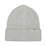 Bold Organic Beanie Ash Grey - Bonnet en Maille Gris Homme OBEY