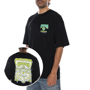 S/S PINBALL T-SHIRT BLACK - Maglietta Girocollo Uomo Nera I036891 89XX CARHARTT WIP 