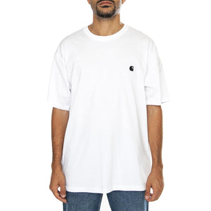 S/S Madison T-Shirt White / Black - Maglietta Girocollo Uomo Bianca I033000.00AXX  CARHARTT WIP 