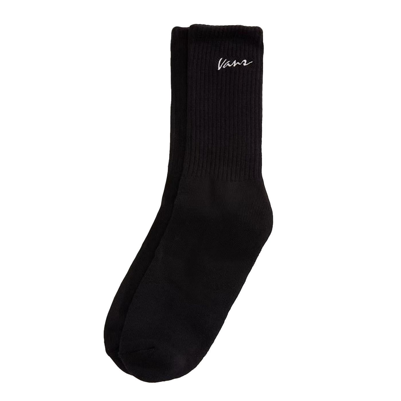 Classic Script Crew - Calzini Neri VN000QBGBLK1 . VANS 