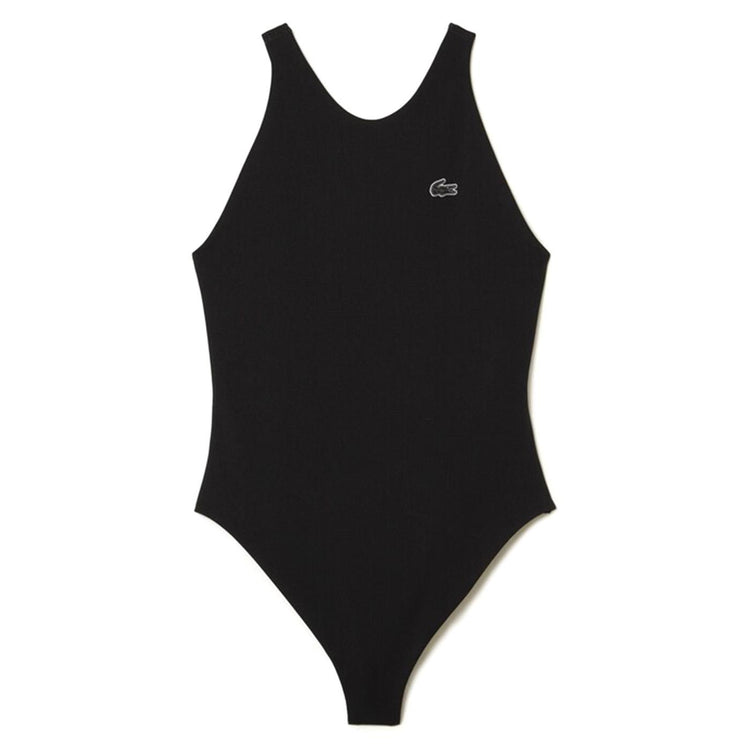 Costume 031 Black Swimsuit - Costume da Bagno Intero Donna Nero MF5636-031 . LACOSTE 