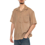 SHORT SLEEVES SHIRT CHINCHILLA - Chemise Manches Courtes Homme Marron ONLY & SONS