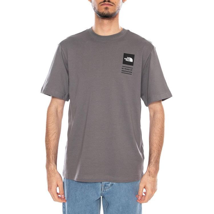 M BCD CEL RX SS Tee Smoked Pearl - Maglietta Girocollo Uomo Grigia NF0A8GAQ 0UZ1 THE NORTH FACE 