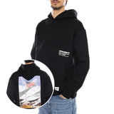 Starts And Stripes Black Hoodie - Hoodie avec Capuche Homme Noir Homme CAT