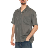 CHEMISE MANCHES COURTES CASTOR GREY - Chemise Manches Courtes Homme Grise Homme ONLY & SONS