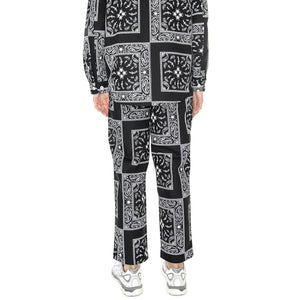 M' Bandana Chino Pant Black - Pantaloni Uomo Neri / Multicolore PNT0020BLK  DOOMSDAY 